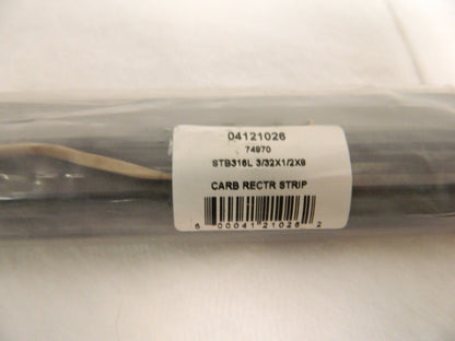 Pro 3/32" Thick x 1/2" Wide x 8" Long Carbide Rectangle STB316L