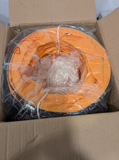 PRO-SOURCE Duct Hose: 12" ID, PVC 16' Hose, -40 to 122 deg F PS-STFJ-30-D