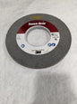 3M Deburring Wheel: 8" Dia, 1/2" Face Width, 3" Hole, Density 8 7000000732