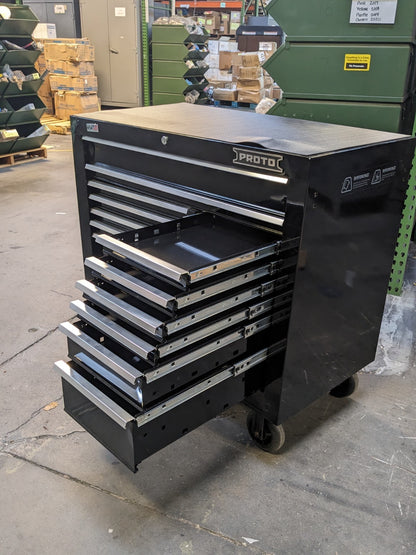 Proto Roller Cabinet Tool Box 14 Drawer 42 W x 22 D x 38 H Scratch N Dent