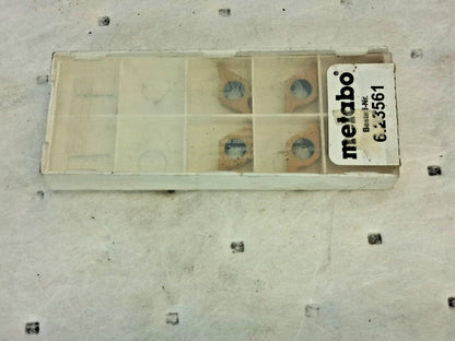 Metabo Power Beveling & Deburring Radius Inserts QTY6 623561000