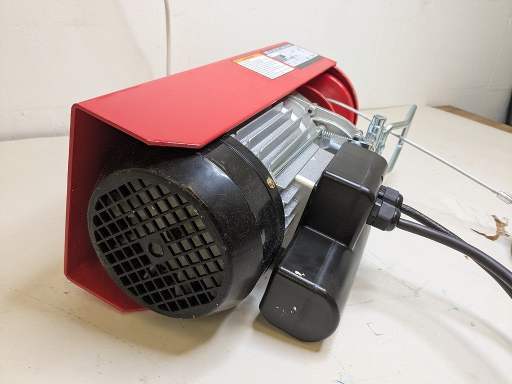 Vestil MINI-2 Electric Steel Cable Hoist 200 lb. Capacity 1-1/4 HP 110v 8 Amp