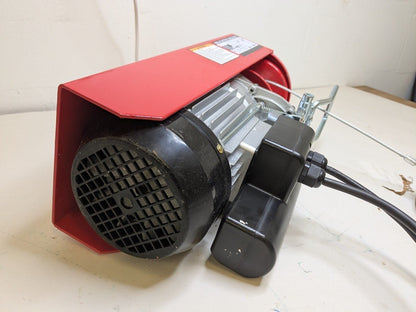 Vestil MINI-2 Electric Steel Cable Hoist 200 lb. Capacity 1-1/4 HP 110v 8 Amp
