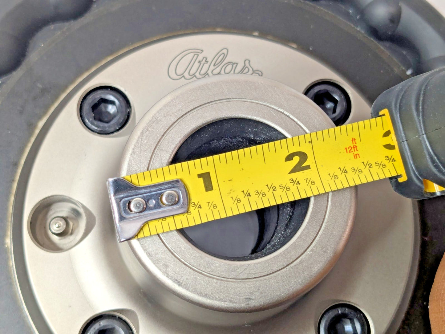 PBA Atlas Front Hand Wheel 5C Collet Chuck w/D1-6 Spindle PB23-D6