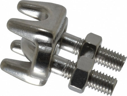 Ronstan Stainless Steel Wire Rope U-Bolt Grips Qty 9RF1685-8