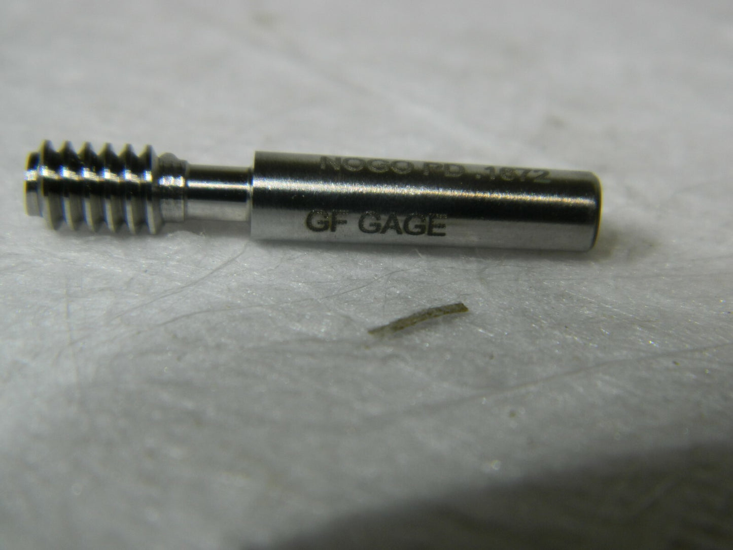 GF Gage #10-24, Class 2B Single End Plug Thread No Go Gage W0190242BNK