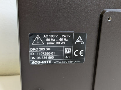 AcuRite Digital Readout 3-Axis DRO for Milling / Turning / Grinding 1197250-01