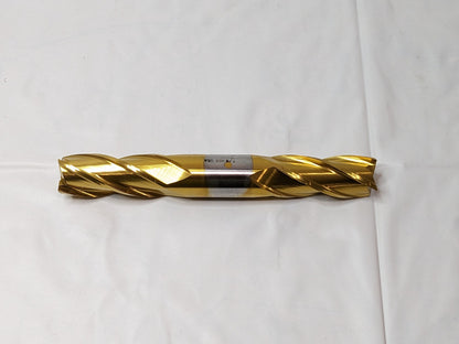 CLEVELAND Double End Mill HSS TiN 7/8" Dia X 1-7/8" LOC X 6-1/8" OAL 4FL C33095