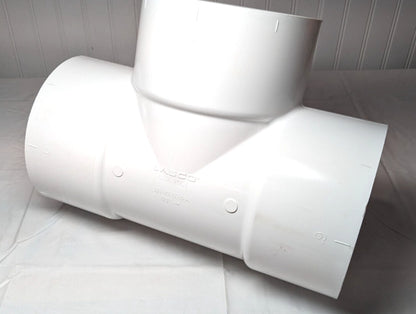 Lasco 6" DWV PVC D2665 Vent Tee  SCH40   D441-060