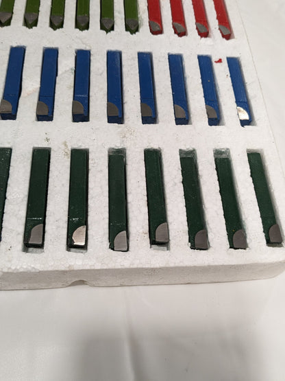 Carbide Tool Bit Set 37 Pieces, 5/16 Inch Wide Bit, Grade C5 CTBS-516