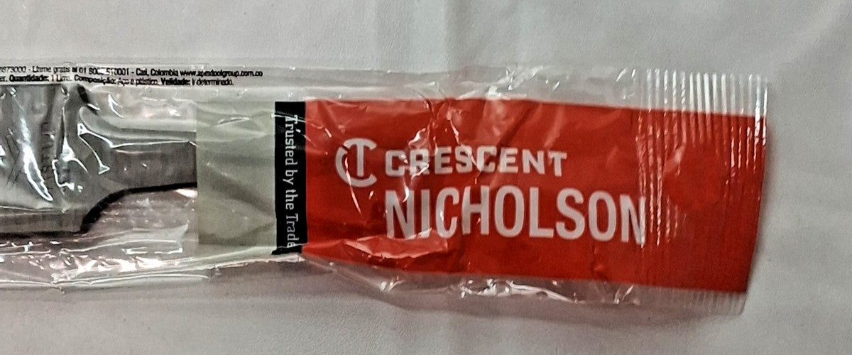 Nicholson American-Pattern File 12"L Flat Double 1-5/32"W 9/32"T 06084N