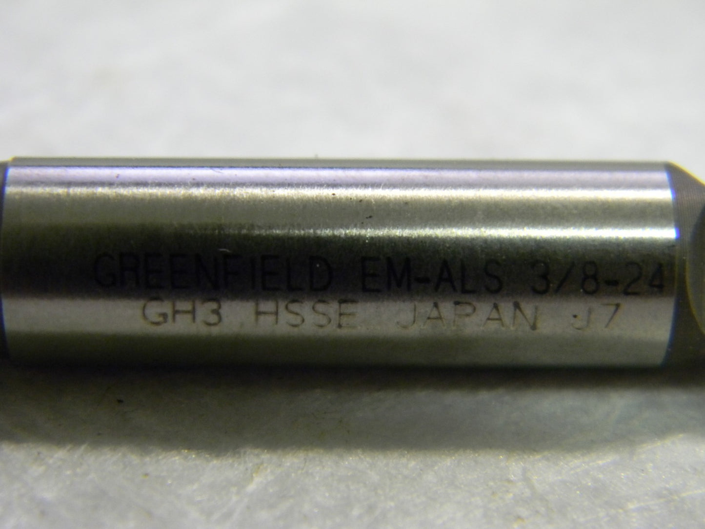 WIDIA GTD  3/8-24 H3 EM-ALS 3 Flute HSS-E Spiral Flute Tap QTY 5 86418