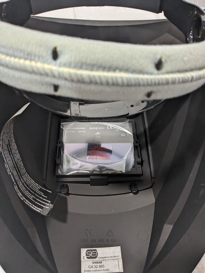 HONEYWELL Welding Helmet: Black, Nylon, Shade 10 HW100
