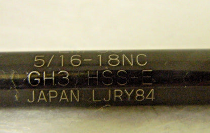 Widia GTD Spiral Point Tap 5/16-18 UNC H3 3FL HSS QTY 2 82515