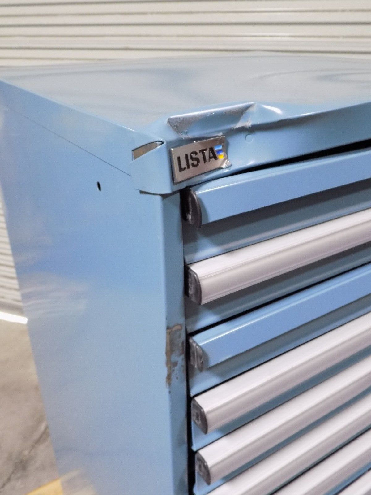 Lista Steel Blue Modular Storage Cabinet 12 Drawer 59 x 28 x 28 Parts / Repair