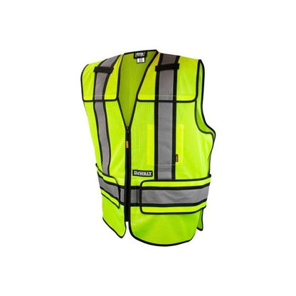 DeWalt ANSI Class 2 Adjustable Breakaway Vest Box of 6 DSV421-S/L
