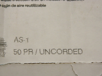 Howard Leight Reusable Uncorded 27 dB Flange Earplugs Qty 50 AS-1