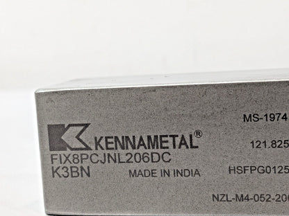 Kennametal Indexable Turning Toolholder 6"OAL FIX8PCJNL206DC 6913101
