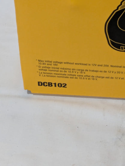 DeWALT Power Tool Charger: Lithium-ion: 12V to 20V MAX, W/ 2 USB Ports DCB102