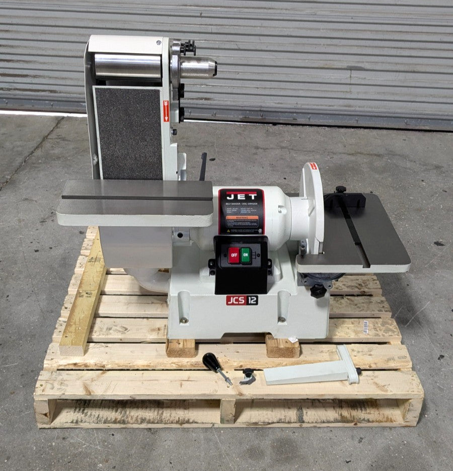 JET JCS-12 6x48" Belt & 12" Disc Combo Sander  115V  1-1/2HP  *Shipping Damage*
