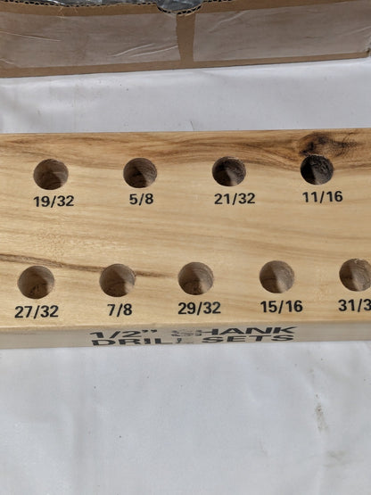 Interstate Reduced Shank Drill Bit Set: 17 Pc, 17/32 to 1-1/32", 118º 79981882