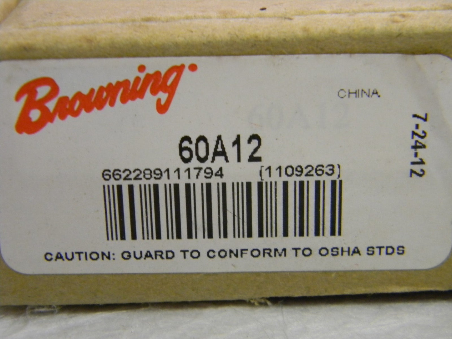 Browning Sproket  60A12