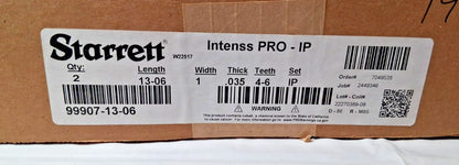 Starrett Welded Bandsaw Blades 13' 6 Long x 1" Wide x 4 to 6 TPI QTY 2 20632