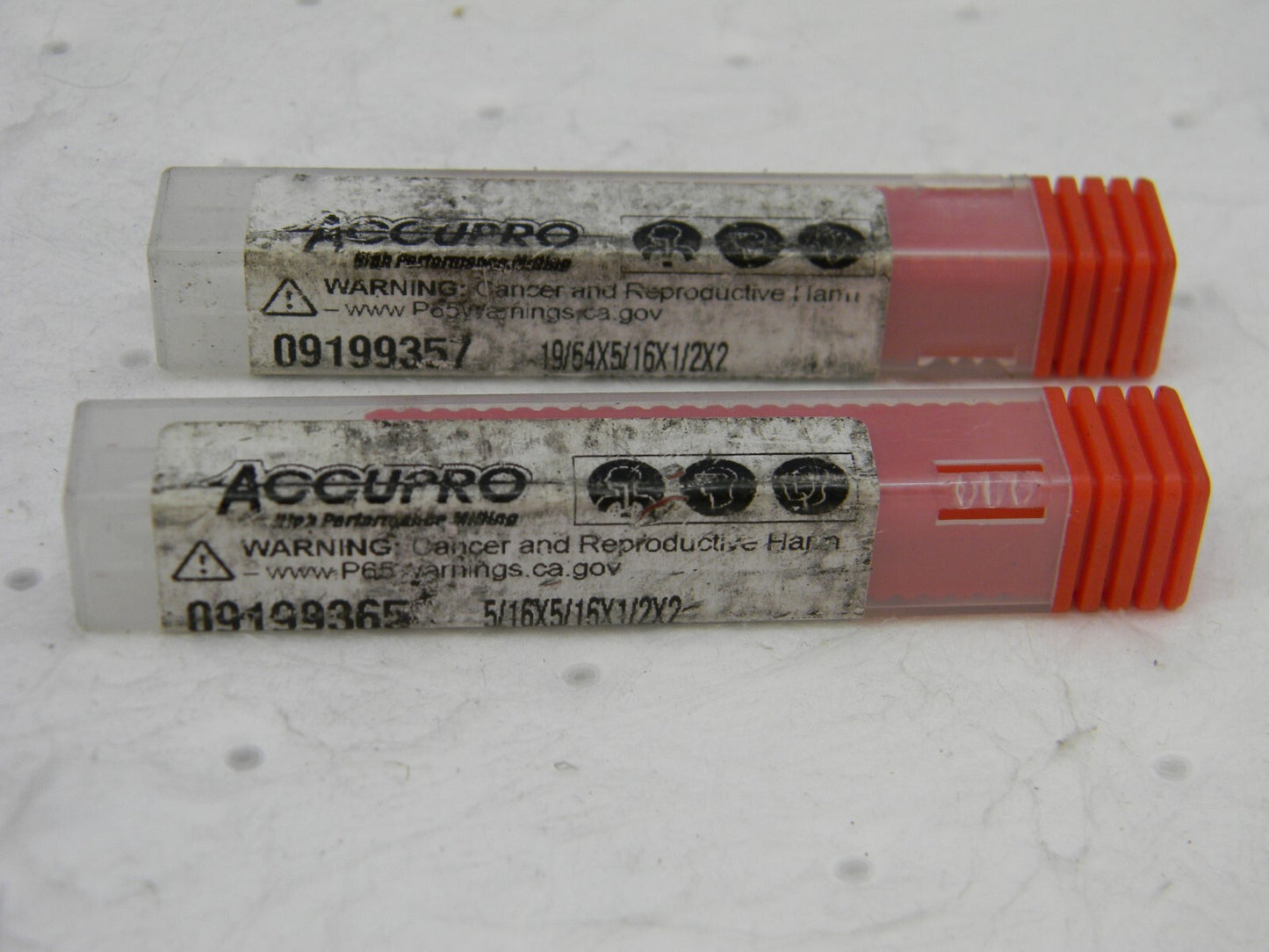 ACCUPRO 5/16 Diam, 1/2 LOC, 4 Flute Solid Carbide Ball End Mill QTY 2 12184795