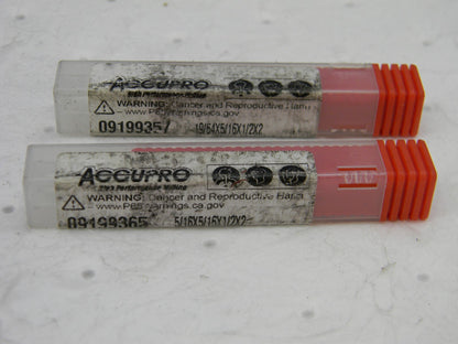 ACCUPRO 5/16 Diam, 1/2 LOC, 4 Flute Solid Carbide Ball End Mill QTY 2 12184795
