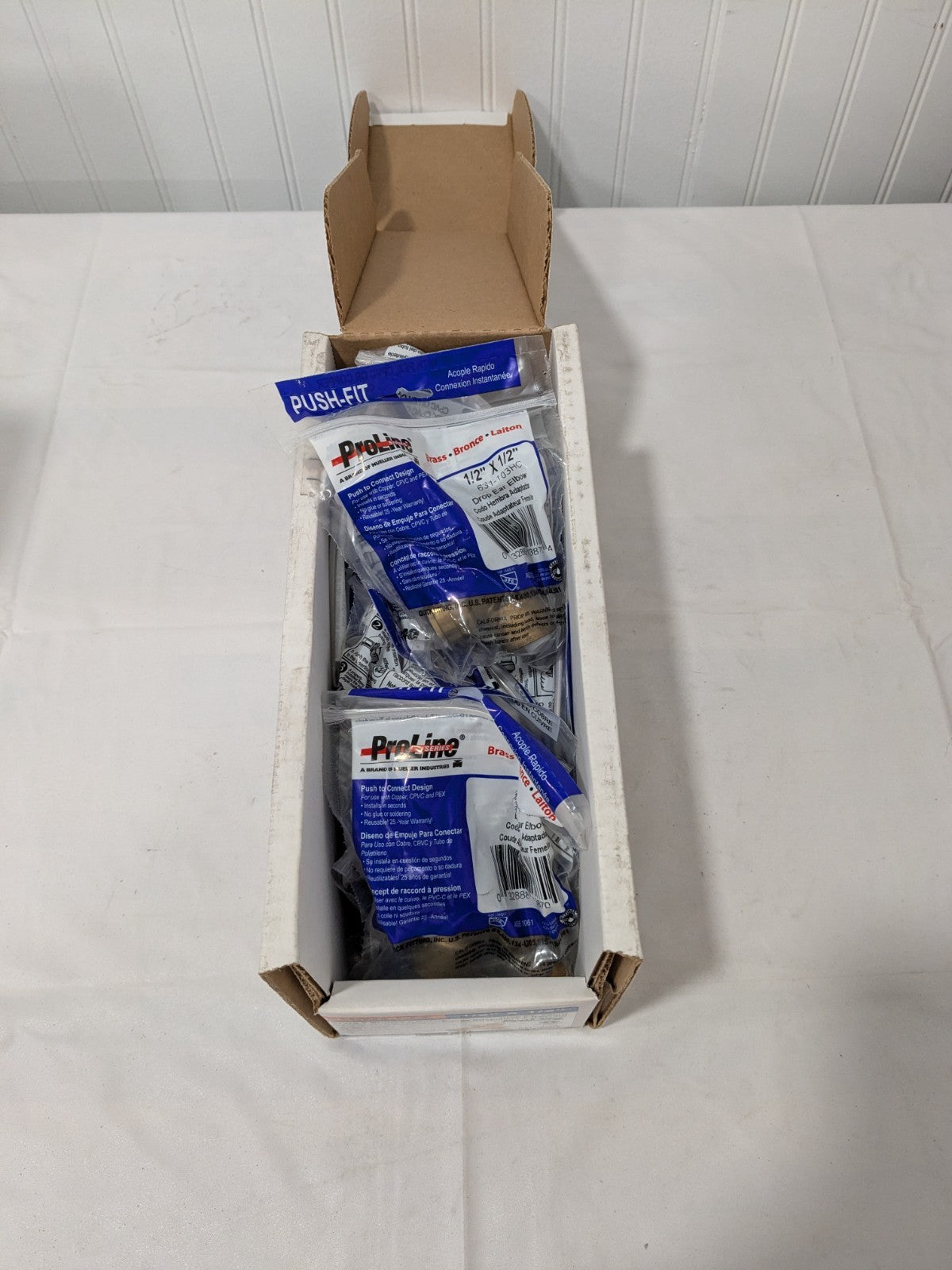 ProLine Push-to-Connect Tube x FNPT x Tube x Female Fitting Box of 12 631-103HC