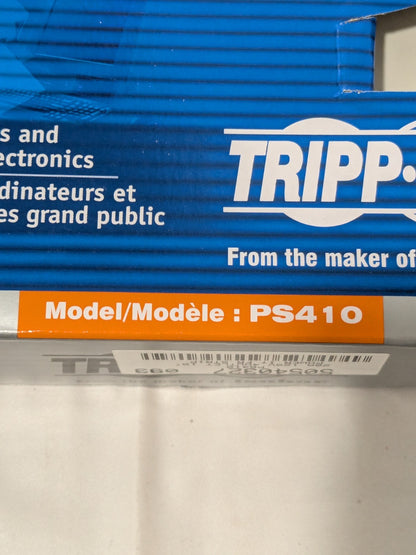 Tripp-Lite 4 Outlets, 120 VAC15 Amps, 10' Cord, Power Outlet Strip PS410