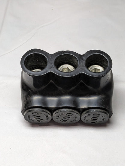 ILSCO Insulated Multi-Tap Connector 3 Port 2 Side Entry PBTD-3-500