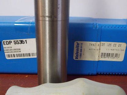 Valenite Ball End Mill Index ValMill 1" x 1.25" x 9.840" 55351