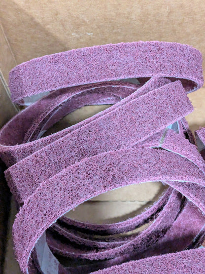 Norton Abrasive Belt: 1" Wide, 18" OAL, Aluminum Oxide Box of 13 66261017898