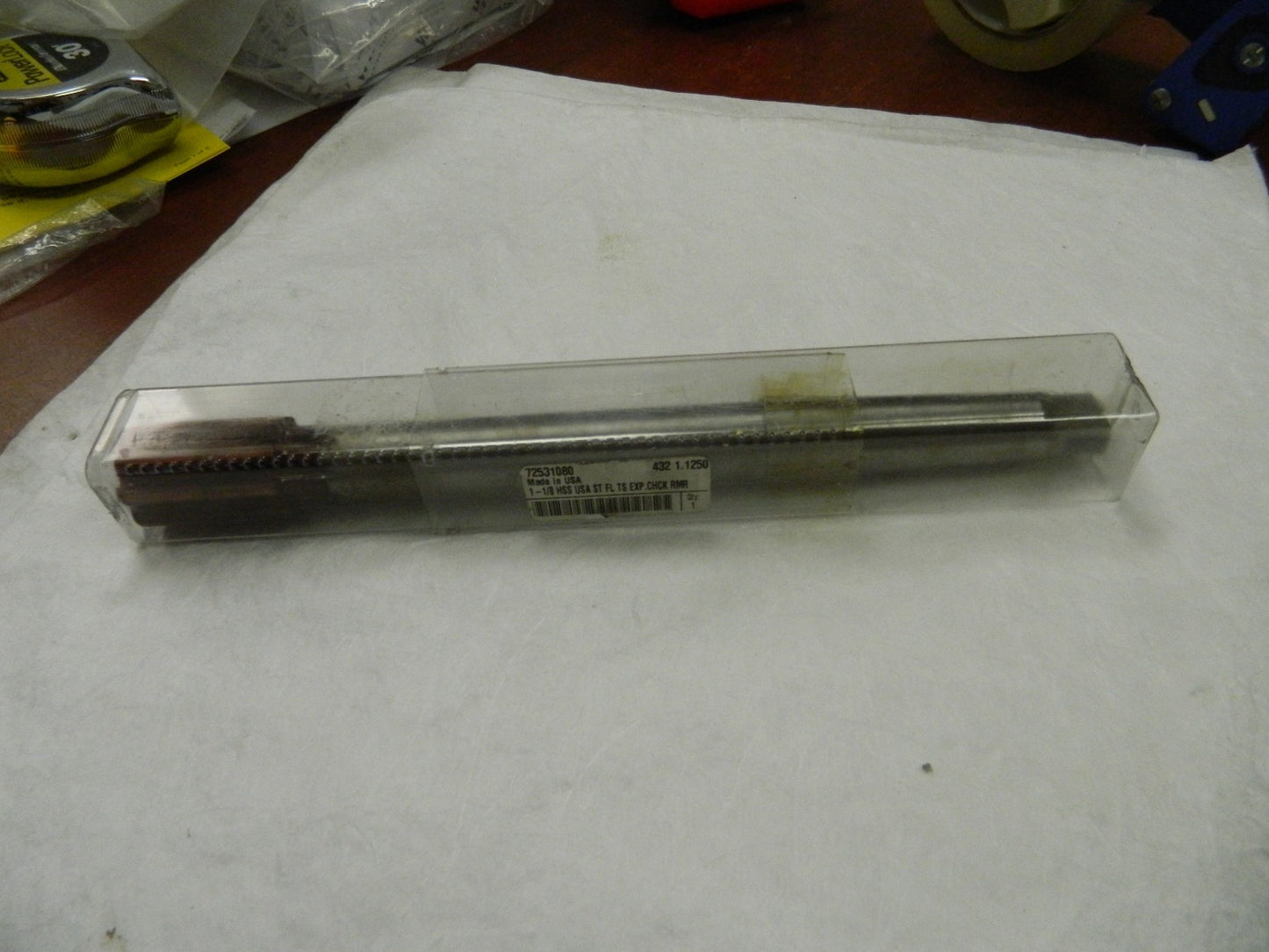 Yankee #432 1.1250 1-1/8" 3MT Morse Taper Shank 8FL Machine Expansion Reamer