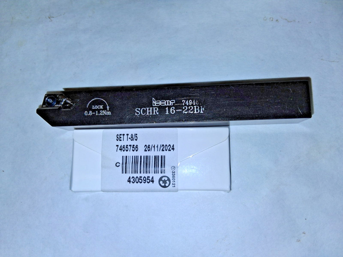 Iscar Indexable Grooving Toolholder SCHR16-22BF 2801684