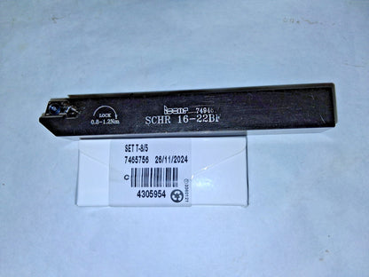 Iscar Indexable Grooving Toolholder SCHR16-22BF 2801684
