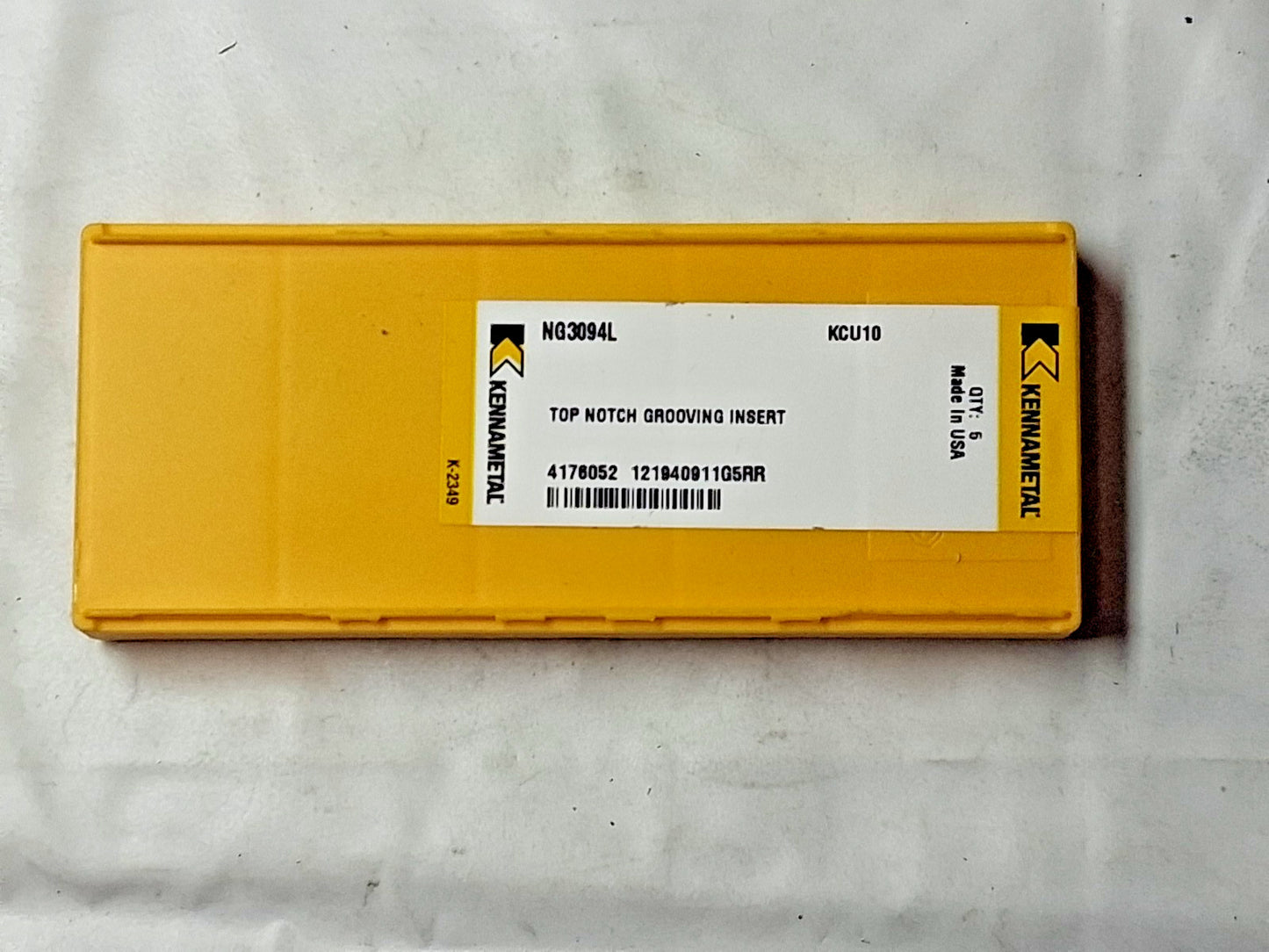 Kennametal Carbide Inserts QTY5 NG3094L KCU10 4176052