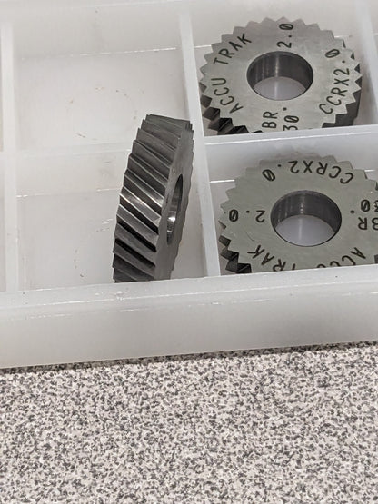 Standard Knurl Wheel: 21.5 mm Dia, 90 ° Tooth Angle, 13 TPI Qty 5 CCRX2.0