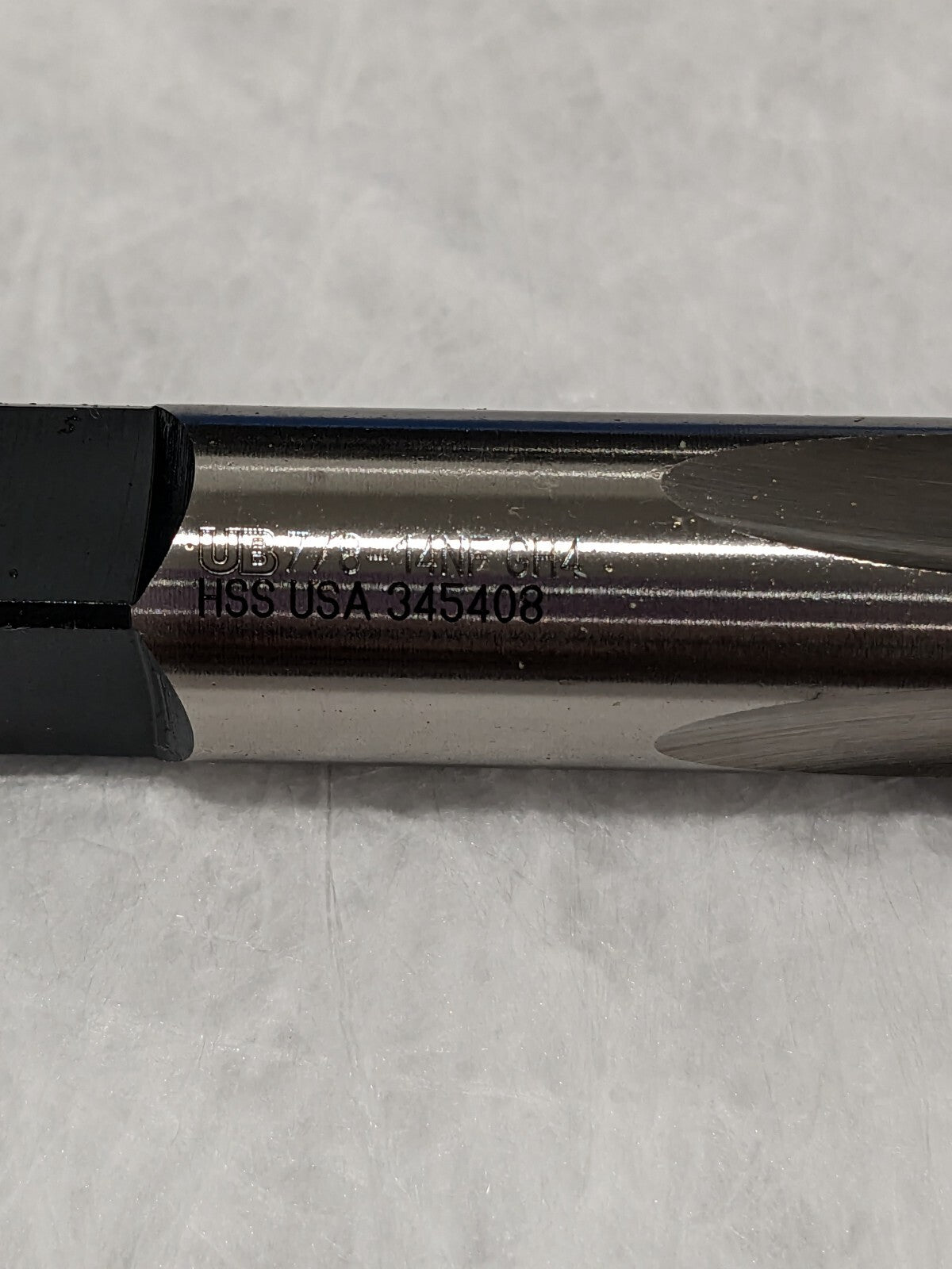 UNION Straight Flute Tap: 7/8-14 UNF, 4 Flutes, Taper, 2B/3B Qty 2 6007468