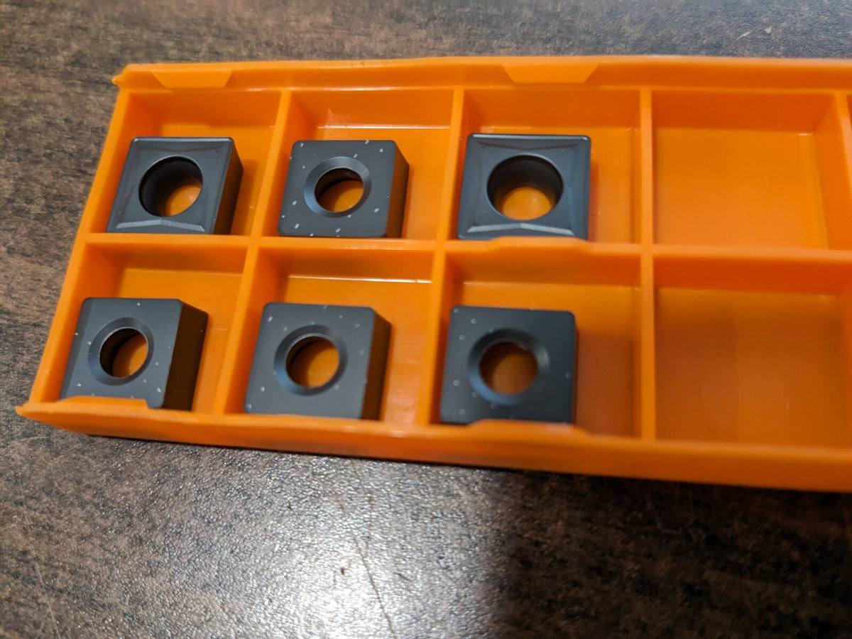 HERTEL Turning Insert 6ct SCMT 432ENAM HC125T, Carbide 1000335