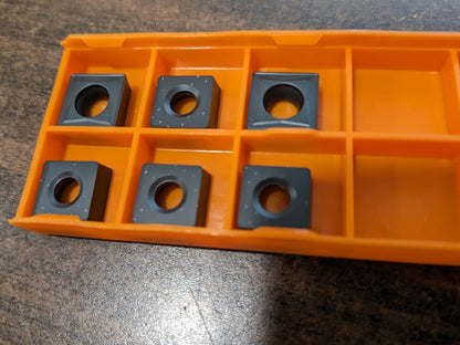 HERTEL Turning Insert 6ct SCMT 432ENAM HC125T, Carbide 1000335