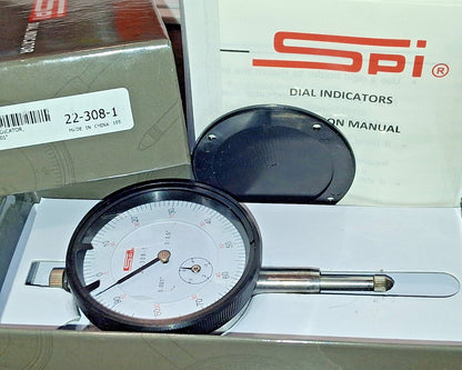 SPI Dial Drop Indicator 0.5000" Max Measurement 0-100 Dial Reading 22-308-1