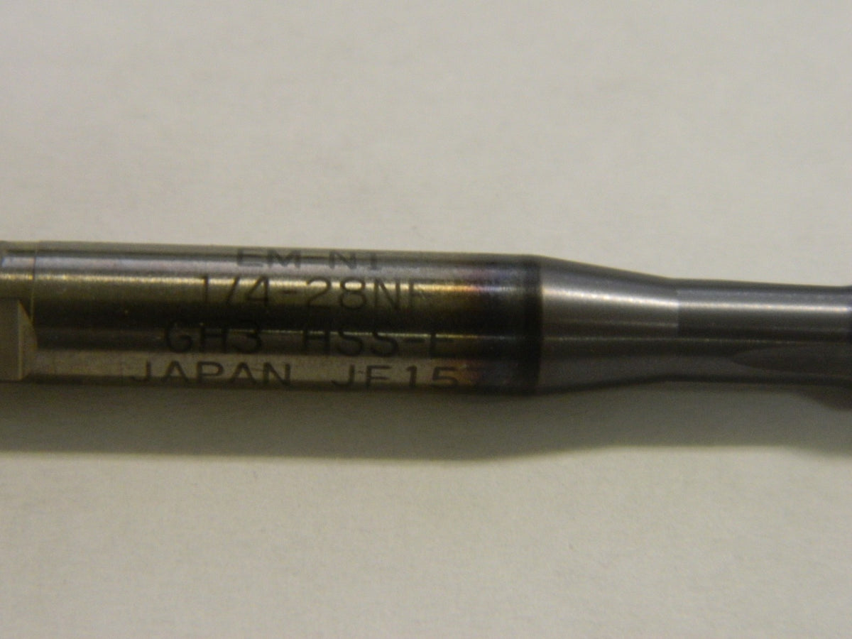Widia Greenfield 1/4" Pitch 28 High Speed Steel Spiral Point Tap QTY 2 85414
