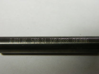 GUHRING 3.4mm 140° Solid Carbide Jobber Drill