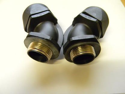 Murrplastik 1" Nylon Angled Compression Liquid tight Connectors Qty 2 83514