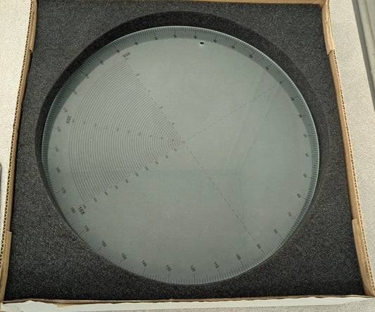 CMI 12" Comparator Screen 1 Degree Graduation  CMI0098