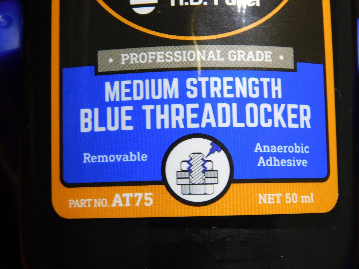 BOX of 10 GorillaPro AT75 Threadlocker Blue Liquid (50ml Bottle) 10008078