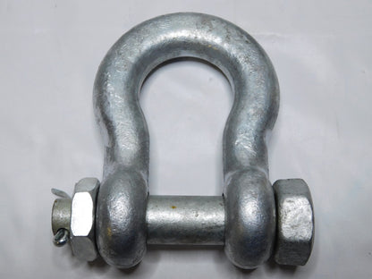 1 LOT of 3 3/4" Galvanized Steel Loose Pin Anchor Shackles 74385014