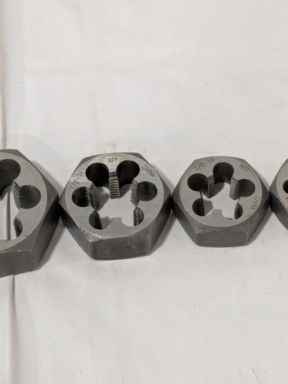 Tap & Die Set: 1/8-27 to 1 - 11-1/2 Taps, 1/8-27 to 1 - 11-1/2 Dies 03959905